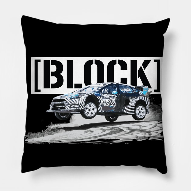 kb FOCUS RS RX kb43ver 43 rip block spec Drift car rally car Pillow by cowtown_cowboy