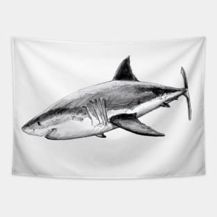 Great white shark (Carcharodon carcharias) Tapestry