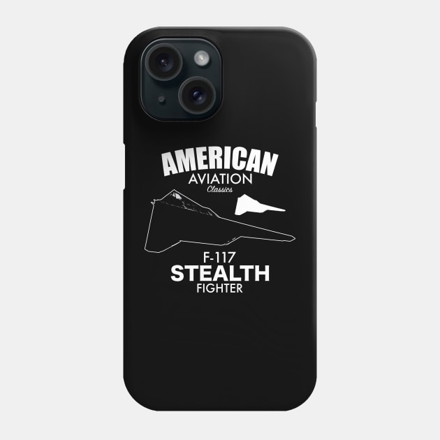 F-117 Nighthawk Phone Case by Tailgunnerstudios