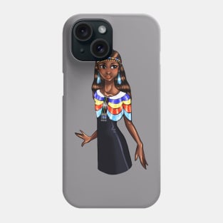 Black is Beautiful - South Sudan Melanin Girl in traditional outfit Phone Case