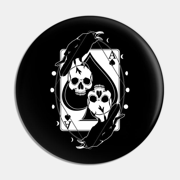 Ace of Spades Pin by Von Kowen