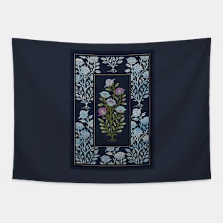 Rose garden (indigo) Tapestry