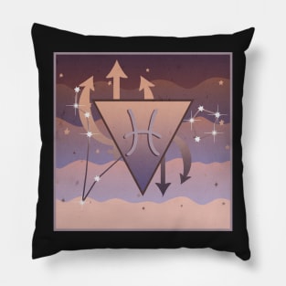 Pisces Zodiac Sign Pillow