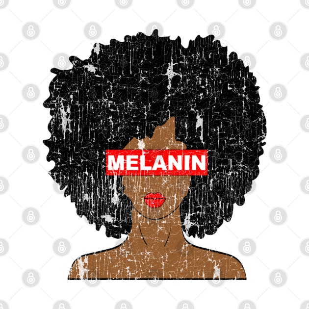 Melanin Afro Woman by blackartmattersshop