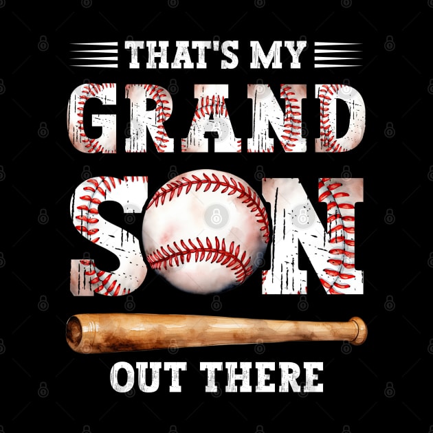 Baseball Grandma That's My Grandson Out There Mother's Day Funny Baseball Grandma by Asg Design