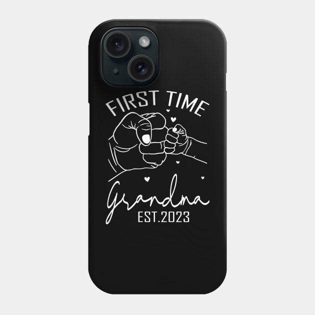 First Time Grandma Est 2023 Phone Case by eyelashget