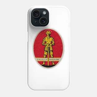 Calella Spain Travel Vintage Barcelona Spain Phone Case