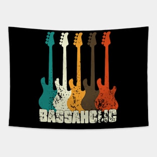 Bass Guitar Player Bassaholic Bass Player Guitarist Tapestry