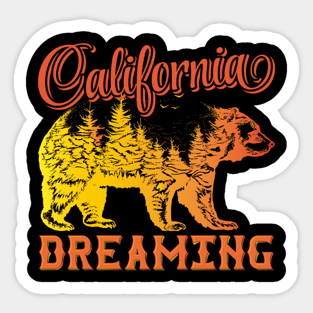 California Dreaming Sticker 