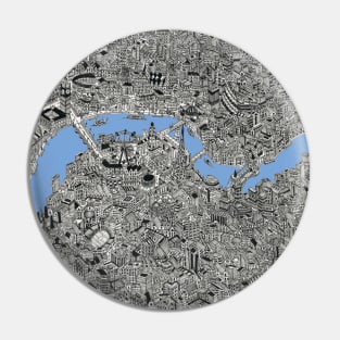 London thames map Pin