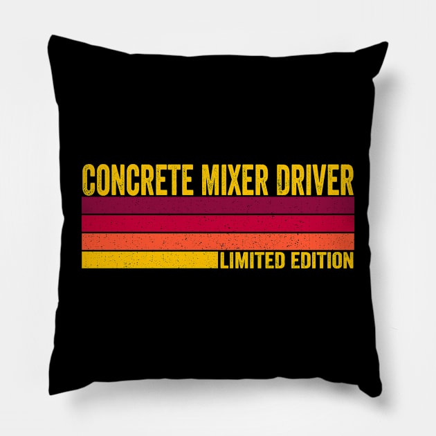 Concrete Mixer Driver Pillow by ChadPill