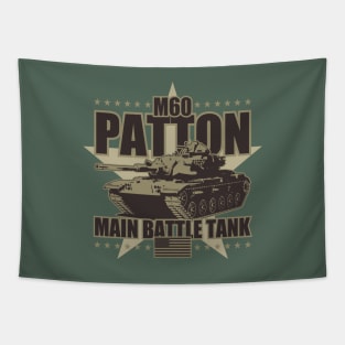 M60 Patton Tank Tapestry