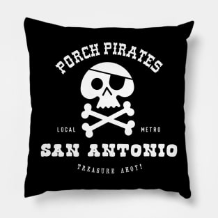 Porch Pirate San Antonio, TX Pillow