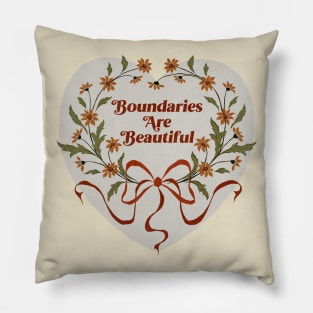 Boundaries Are Beautiful Pillow