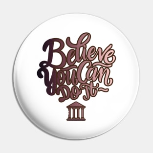 believe you can doit Pin