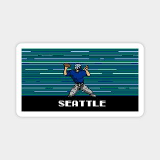 8-Bit Quarterback - Seattle Magnet