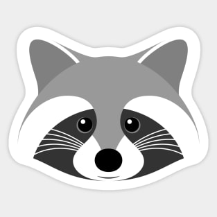 Trash Talker Raccoon Sticker for Sale by PeachesMommy