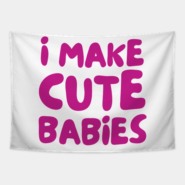 i make cute babies ✅ Tapestry by mdr design