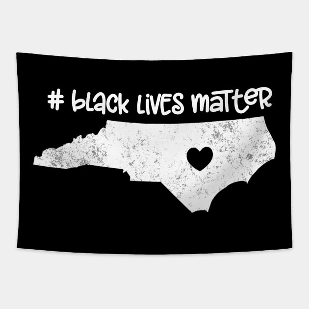 Black Lives Matter North Carolina Tapestry by Jannysingle