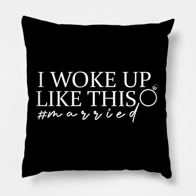 i woke up like this night Pillow by badCasperTess