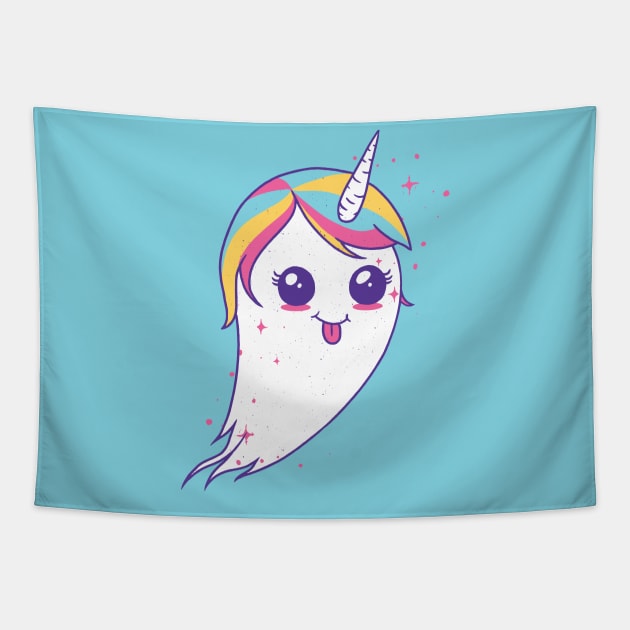 Unicorn Ghost Tapestry by LR_Collections