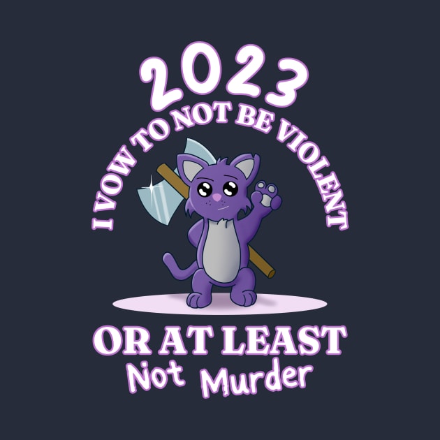 Murder Cat - 2023 New Year's Resolution by Smagnaferous