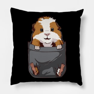 Guinea Pig Big Chest Pocket Animal Cavy Pillow