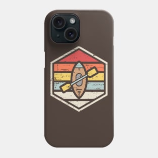 Retro Badge Kayak Phone Case