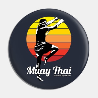 Muay Thai Boran Kickboxing Born to Fight Pin