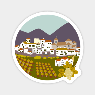 Charming Village Magnet