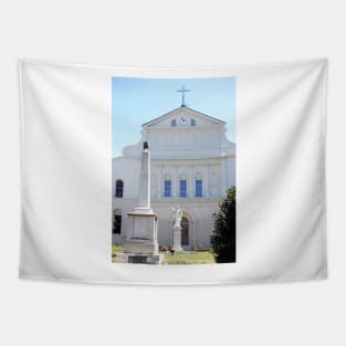 St. Louis Cathedral Back Lawn Tapestry