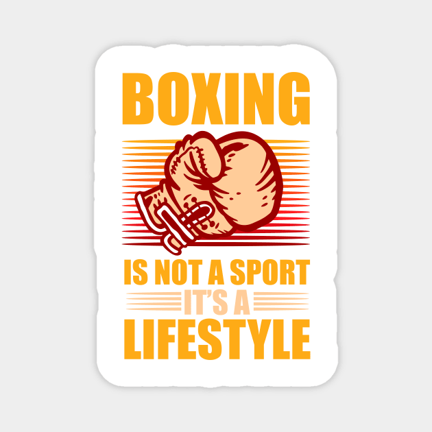 Boxing gloves life fan lover coach gift for boxer dad Magnet by Sport Siberia