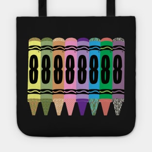 Ocho (8) Pack Crayons Tote