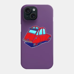 Iconic Citroen 2CV just the car Phone Case