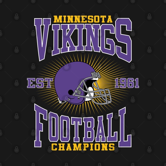 Minnesota Vikings Football Champions by genzzz72