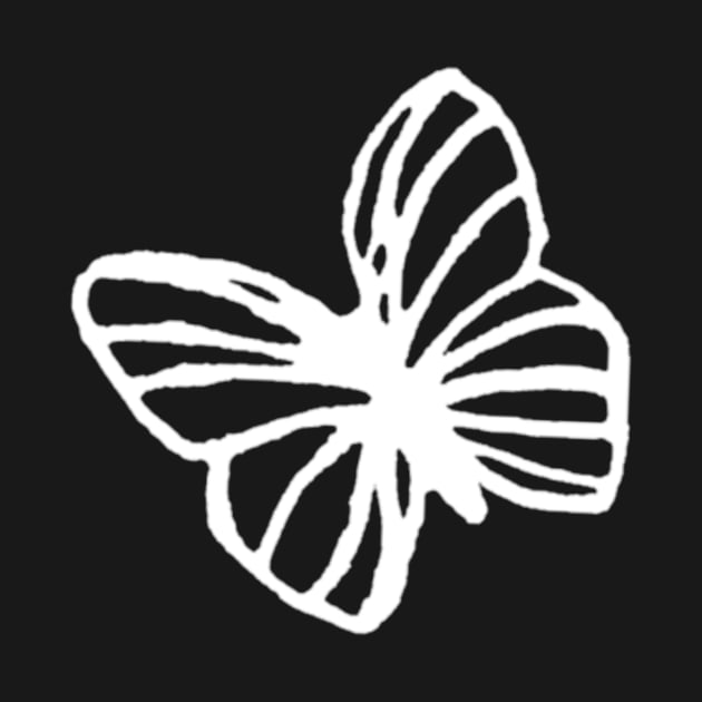 Life is Strange Butterfly Logo (White) by senaeksi