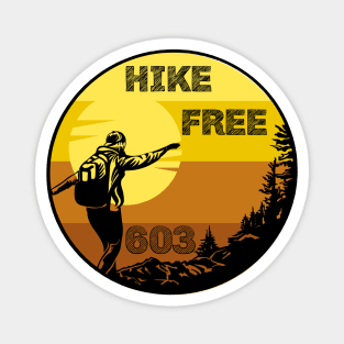 Hike Free 603 Magnet