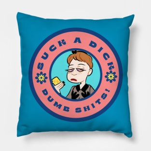 suckadick circle Pillow