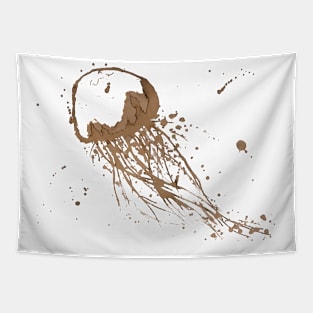 Coffee Jellyfish Tapestry