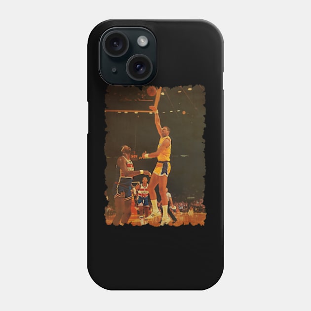 vintage kareem abdul jabbar fly Phone Case by ludfiprayogi