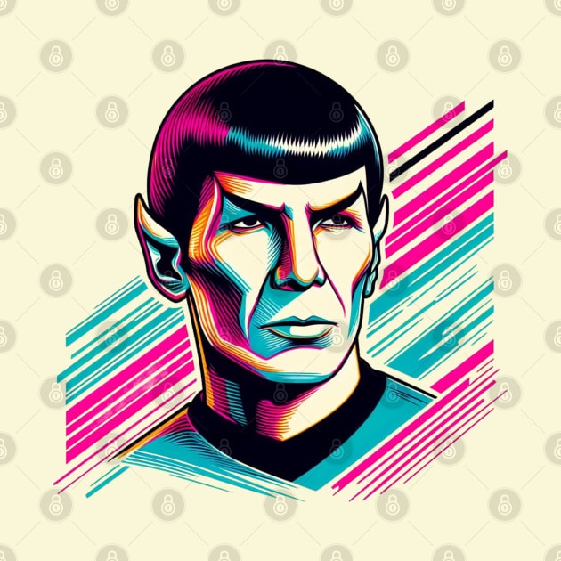 Mr. Spock - South Beach Colors by Tiger Mountain Design Co.