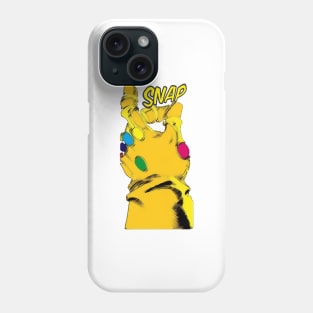 Infinity gauntlet snap Phone Case