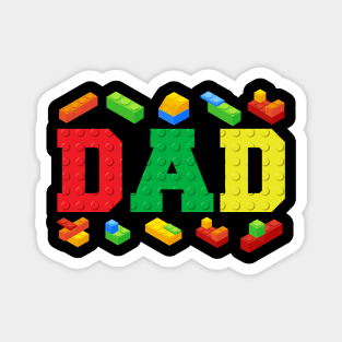 Dad Master Bulider Magnet