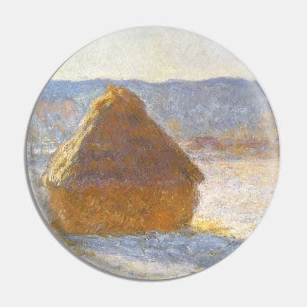 Grainstack in the Morning by Claude Monet Pin by MasterpieceCafe