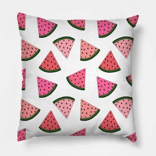 Colorful watermelon hand drawn pattern Pillow