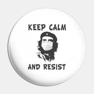 Keep calm and resist coronavirus che guevara Pin