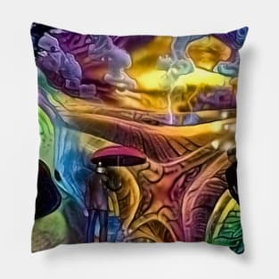 Fantasy Surreal scene Pillow