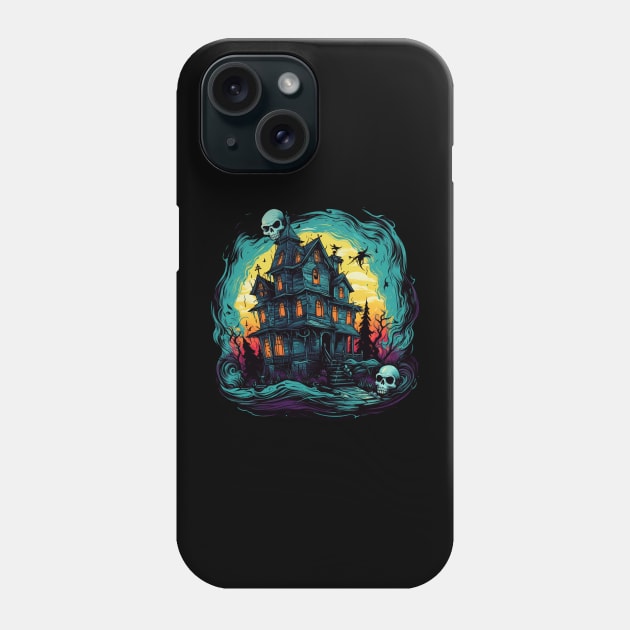 Haunted House Mansion Phone Case by tatadonets