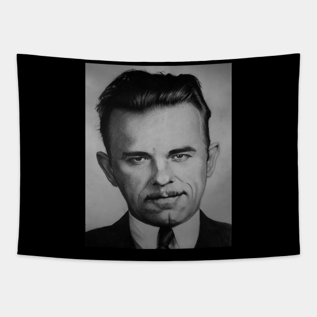 john Dillinger Tapestry by Robettino900