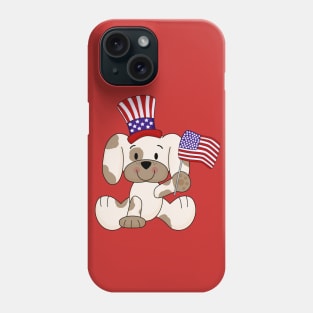 Yankee Doodle Puppy Phone Case